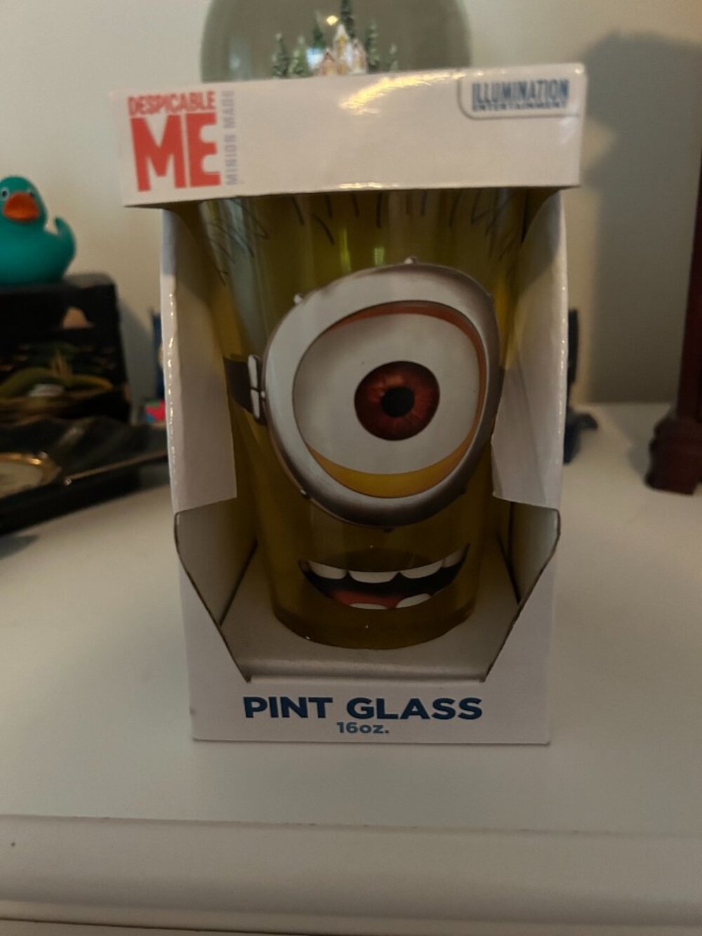 One Eyed Minion Pint Glass